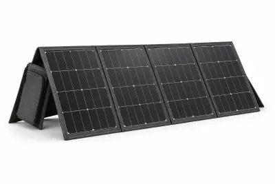 Foldable solar panel (for power station) (illustration)