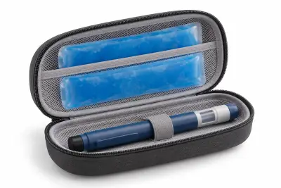 Insulin cooling case (illustration)