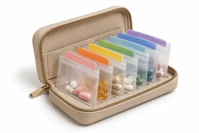 Pill organizer / medicine pouch (illustration)