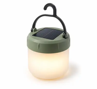 Solar / rechargeable emergency lantern (illustration)